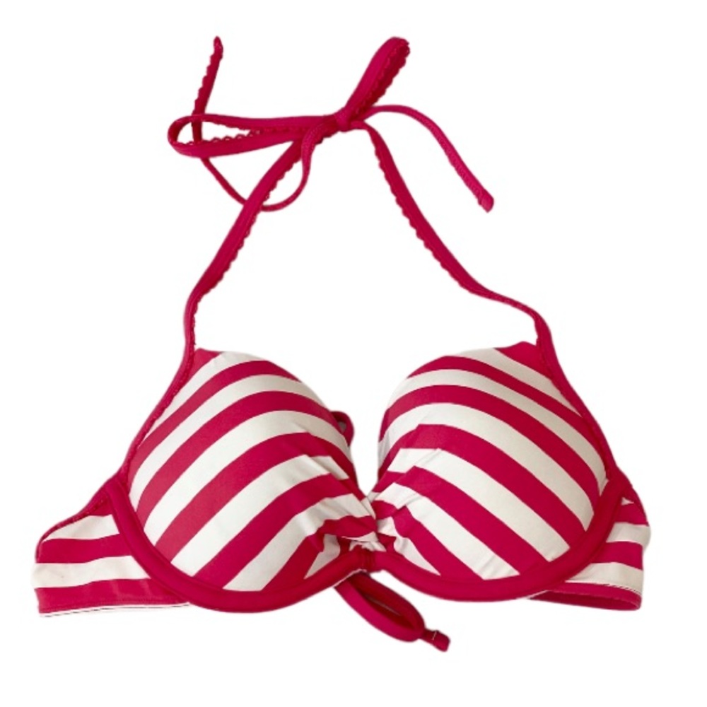 ✨Host Pick✨ Ambercrombie & Fitch Candy Striped Push-up Bikini Top